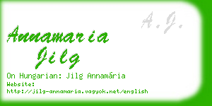 annamaria jilg business card